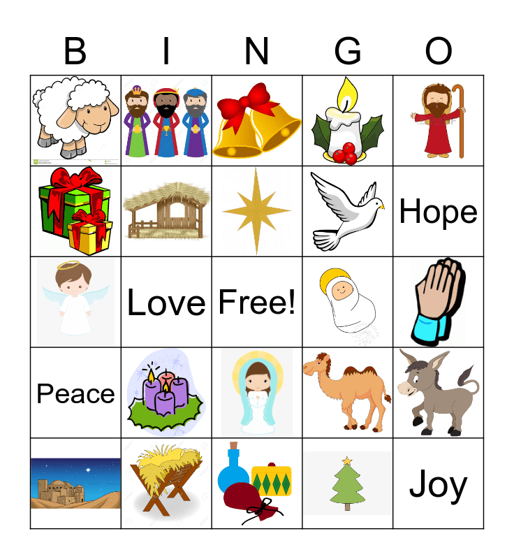 Advent Bingo Card