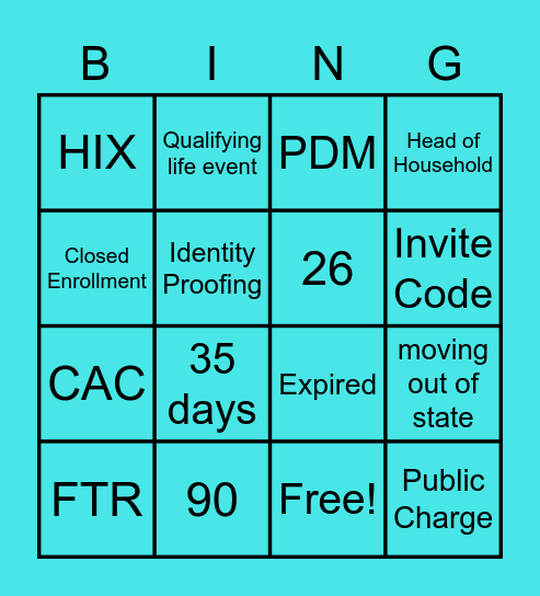 Health connector (2) Bingo Card