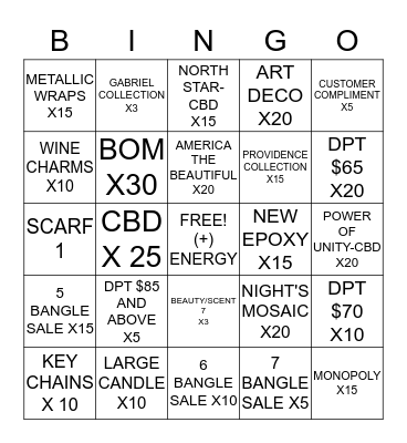 DECEMBER WEEK 2 Bingo Card