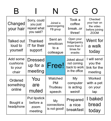 HMC Holiday Fun! Bingo Card