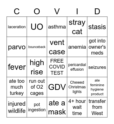 COVID-19 Special Edition Thanksgiving BINGO! Bingo Card