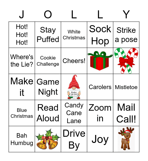 Jolly Fun! Bingo Card
