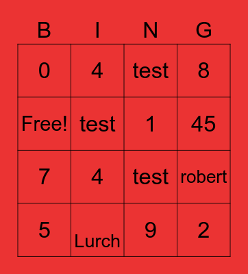 weihnachtsbingo Card