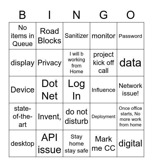GDS TAX AUTOMATION Bingo Card