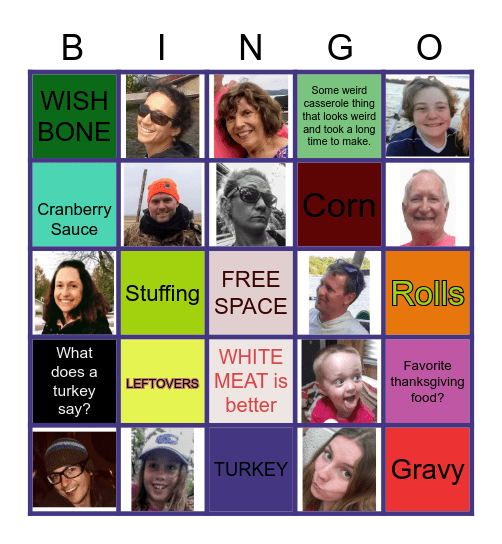 Ritter/Ritter/Rust/Huftel/Groth Bingo Card