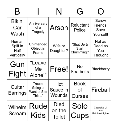 GHOST SHARK Bingo Card