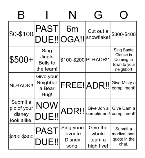 $$Money / Funny Bingo (: Bingo Card