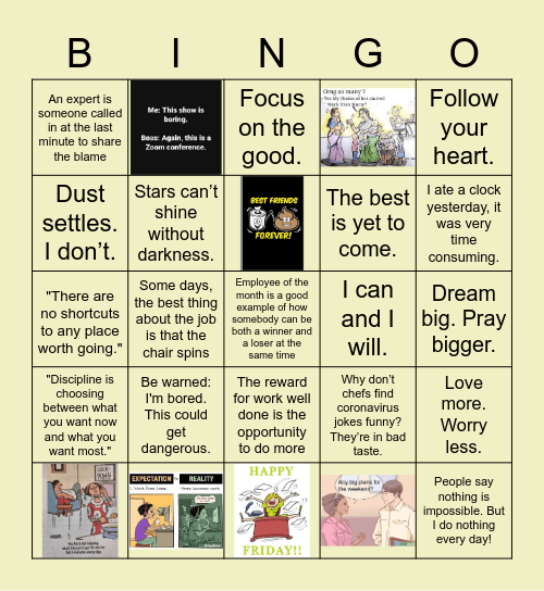 GDS Tax Automation Bingo Card