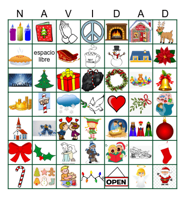 Christmas Bingo Card