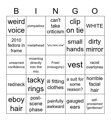 bad tiktok daddy dom Bingo Card