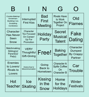 Newt/Hermann Hallmark AU Fest! Bingo Card