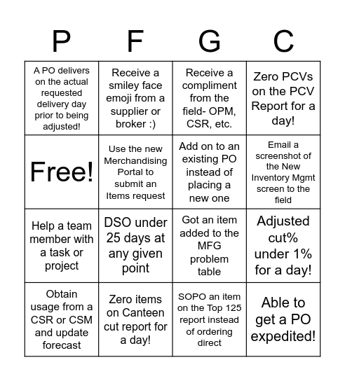 Frozen/Bev/DT BINGO! Bingo Card