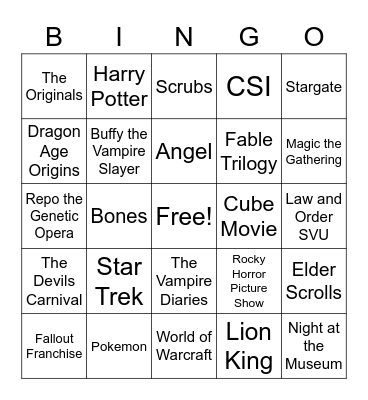 Be My Friend? Bingo Card