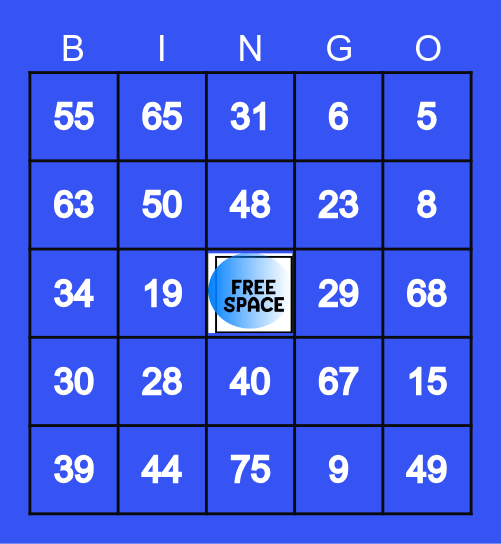 Classic Bingo Card