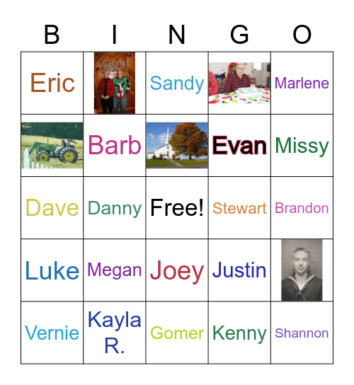 Vernie's 90th Birthday Bingo Card