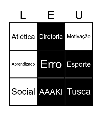 Sabatinas Bingo Card