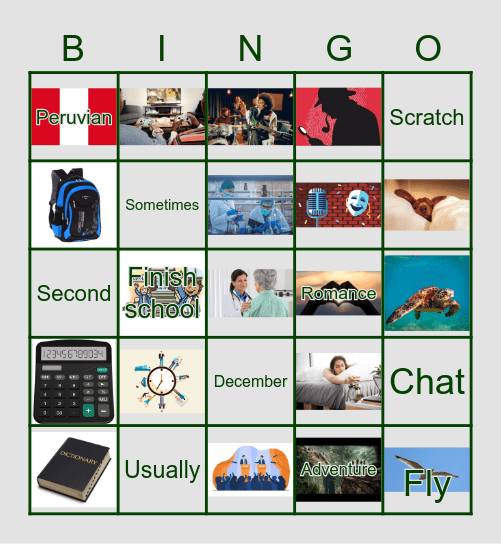 7th Grade year review Bingo Card