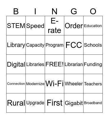 Library BINGO Card