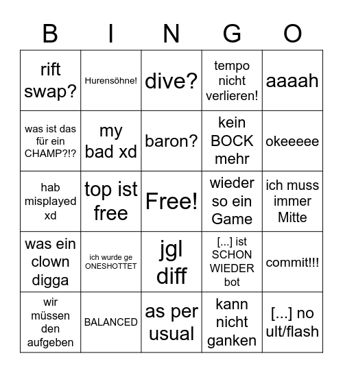 PinnAV Bingo Card
