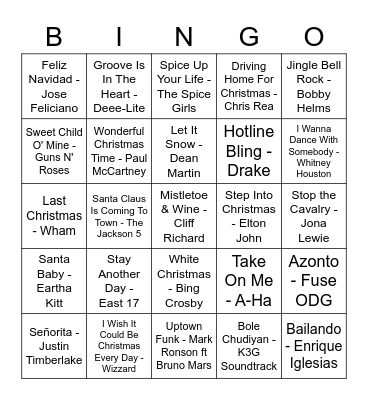 PCoE Party Bingo! Bingo Card