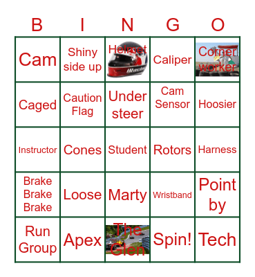 IRT Christmas Party Bingo Card