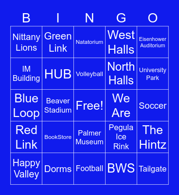 LAMBS X BWS Bingo Night Bingo Card