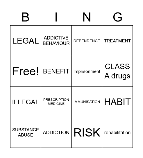 LIFE SKILLS Bingo Card