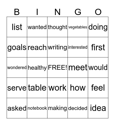 2nd Grade Greatness Bingo Card