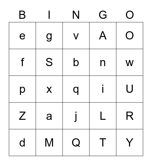 SS2 OPEN LESSON1 Bingo Card