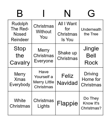 Kest Bingo Card