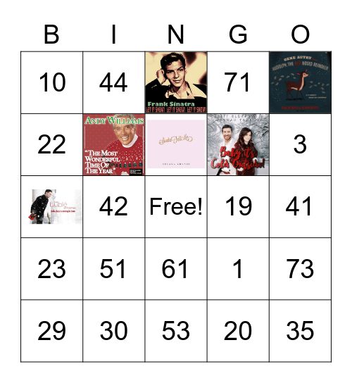 Kerst SWINGO! Bingo Card