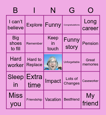 Cruzin' Into Retirement!! Bingo Card