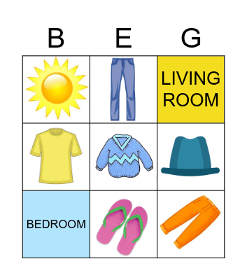 Let's review! Bingo Card