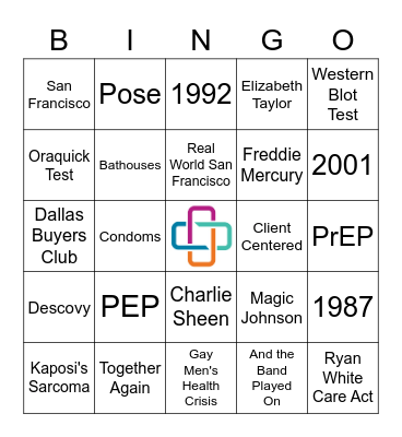World AIDS Day Fact Check Bingo Card