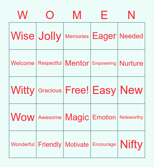 WOVI Holiday BINGO! Bingo Card