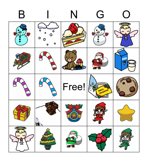 Christmas Bingo! Bingo Card