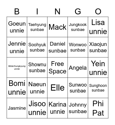 Westeros Citizen Bingo Card