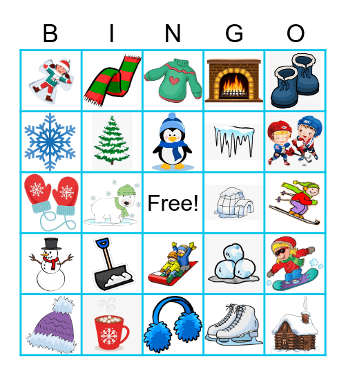 Winter Bingo! Bingo Card