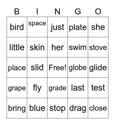 Module 2 Week 3 Bingo Card