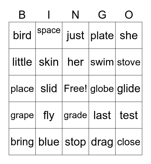 Module 2 Week 3 Bingo Card