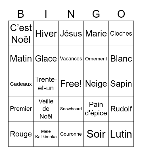 BINGO CDO Bingo Card