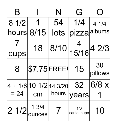 Checkpoint 4 Review Bingo Card