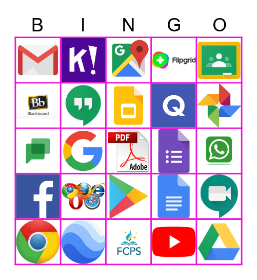 APPS Bingo Card