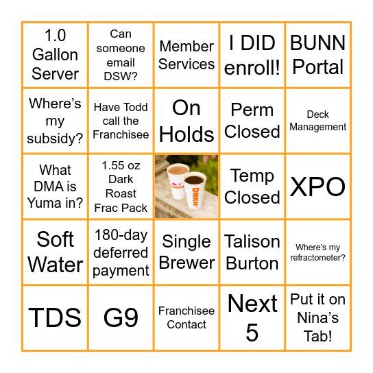 HVB2020 Bingo Card