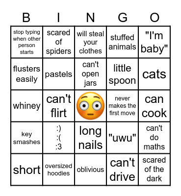 Bottom Bingo Card