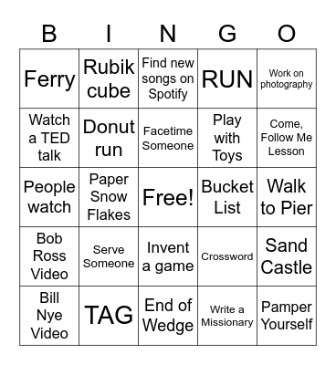 Nixon's Bored Bingo Board Bingo Card