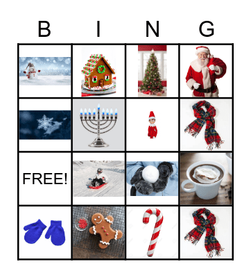 Winter Bingo Card