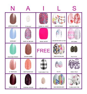 COLOR STREET - BINGO Card