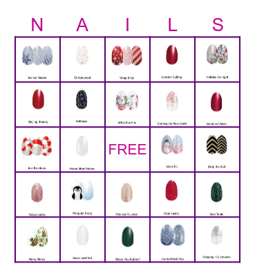 COLOR STREET - BINGO Card