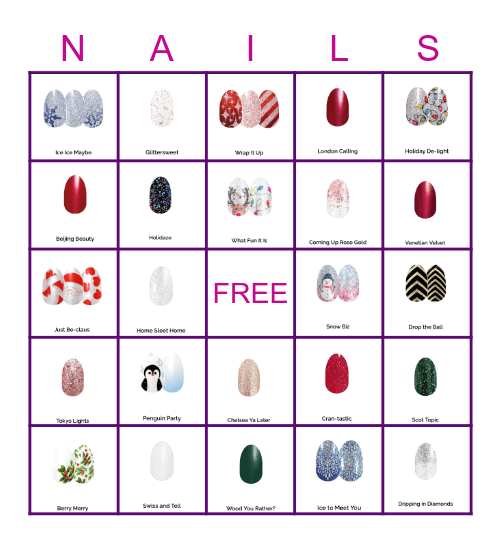 COLOR STREET - BINGO Card